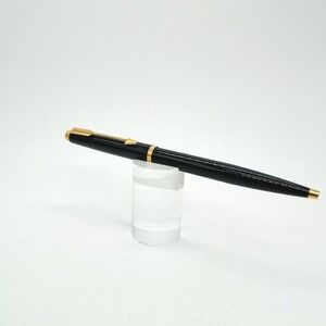 Parker Insignia Ballpoint Pen‎ Slim Black Gold Trim Twist Executive Writing